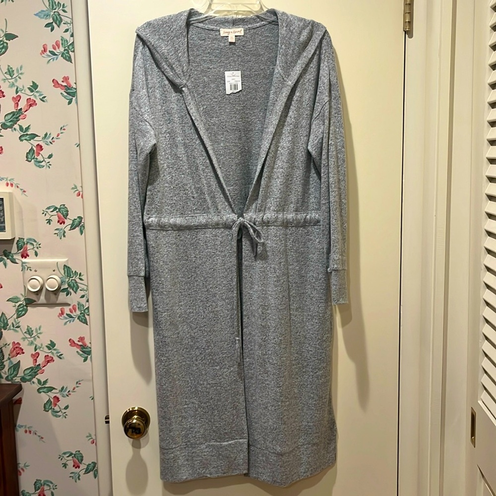Song n Spirit grey hooded robe S/M